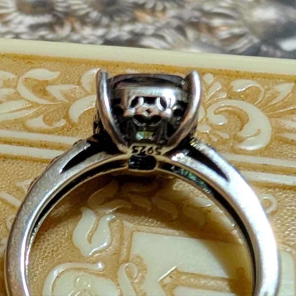 Sparkling Mystic Topaz Sterling Silver Ring - Picture 3 of 5